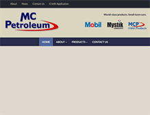 Tablet Screenshot of mcpetro.com
